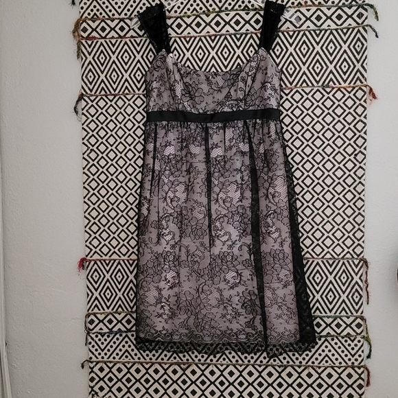 Black Lace Jessca McClintock Cocktail Dress